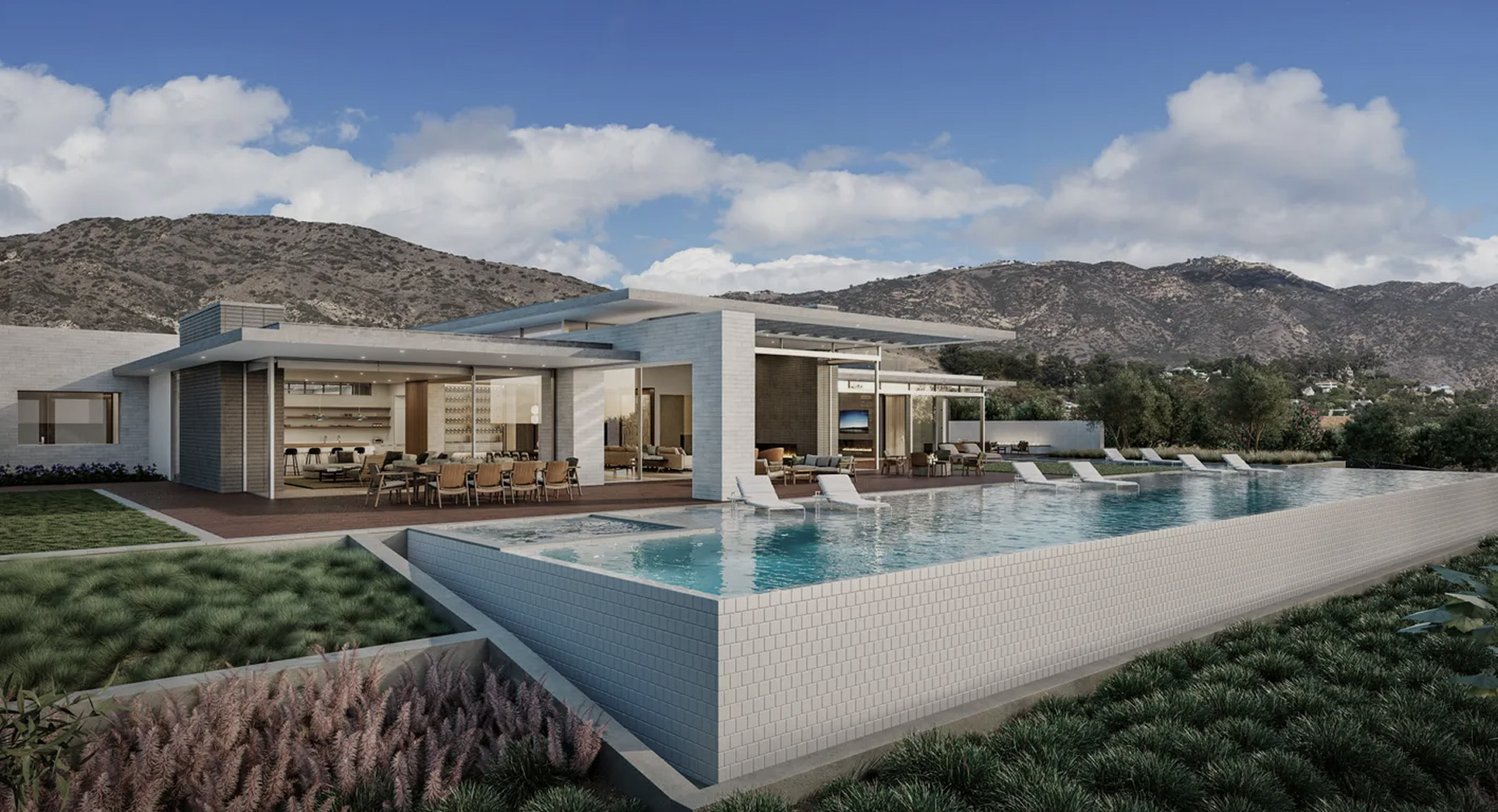 Cliffside villa with infinity pool overlooking the ocean